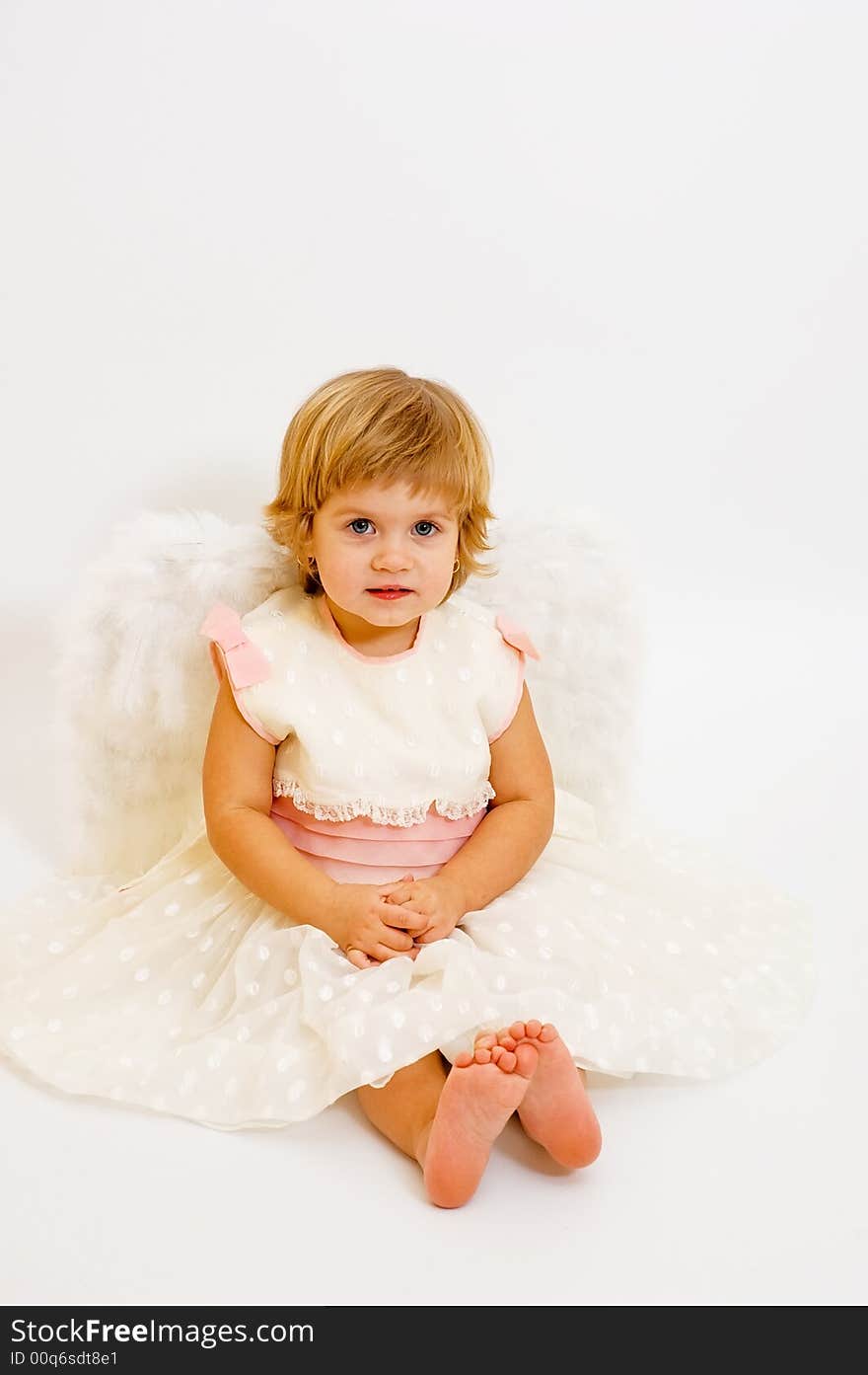 St. valentine's day angel girl. St. valentine's day angel girl