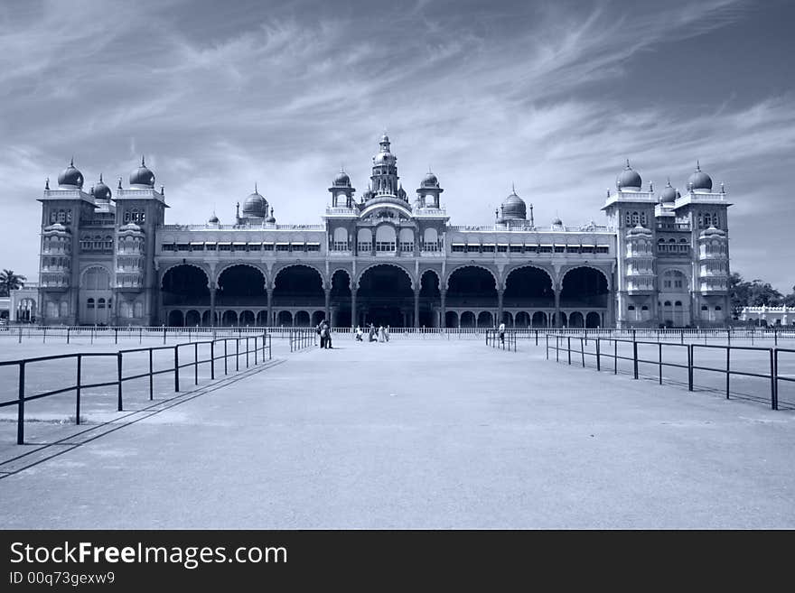 The important heritage building of royal palace at Mysore. The important heritage building of royal palace at Mysore.