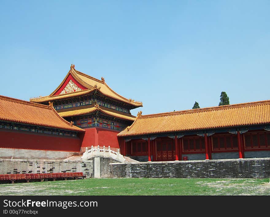 Buildings in Beijing Imperial Palace, china