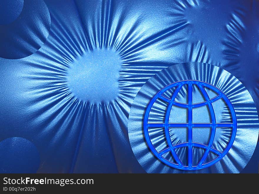 The background is created with a photograph shwing a big blue shrinking balloon. The globe symbol and the color blue mean that this design / background can be used as an Internet/World wide/E-commerce related image. The background is created with a photograph shwing a big blue shrinking balloon. The globe symbol and the color blue mean that this design / background can be used as an Internet/World wide/E-commerce related image.