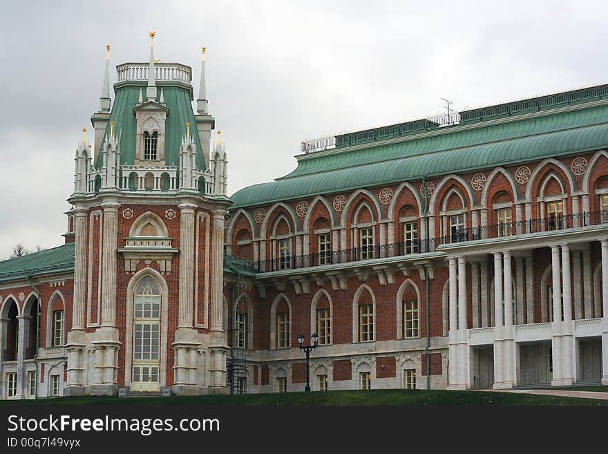 towers of the moscow castle in russia