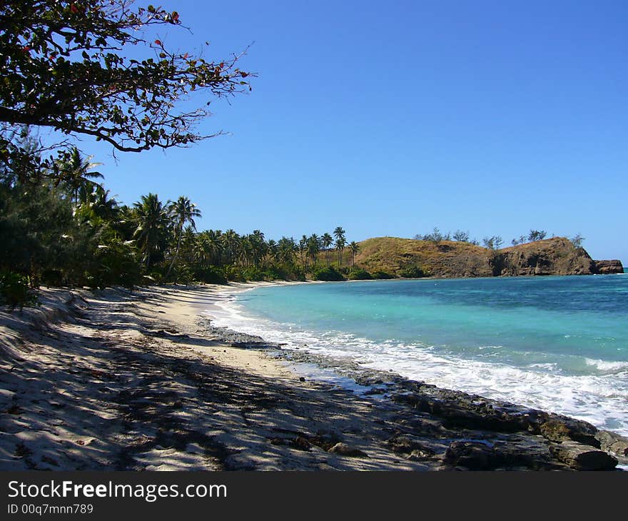 White sand,Melbravo resort, Fiji