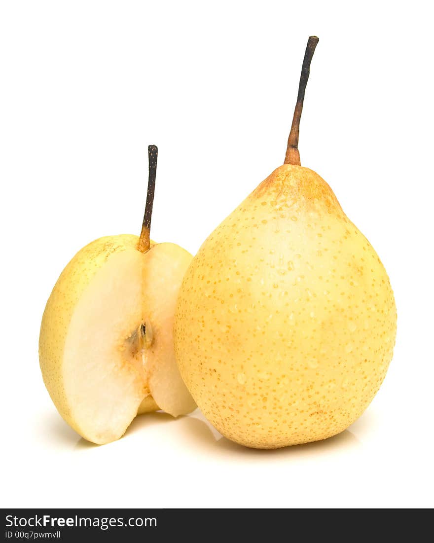 Ripe juicy pears