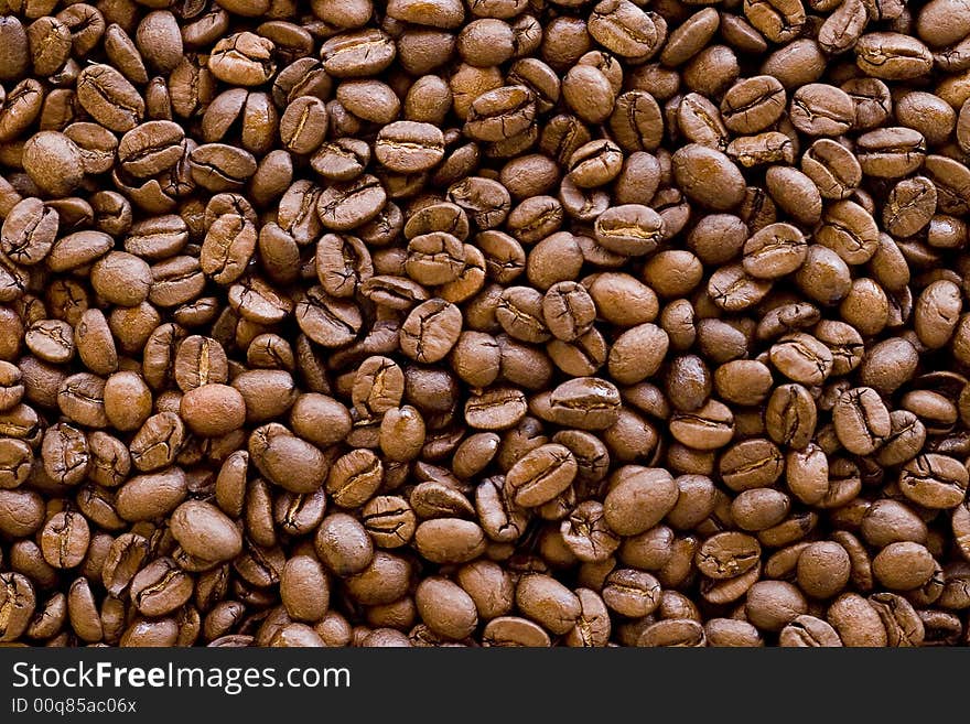 Coffee beans background