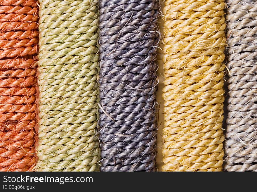 Close-up of a colored basket