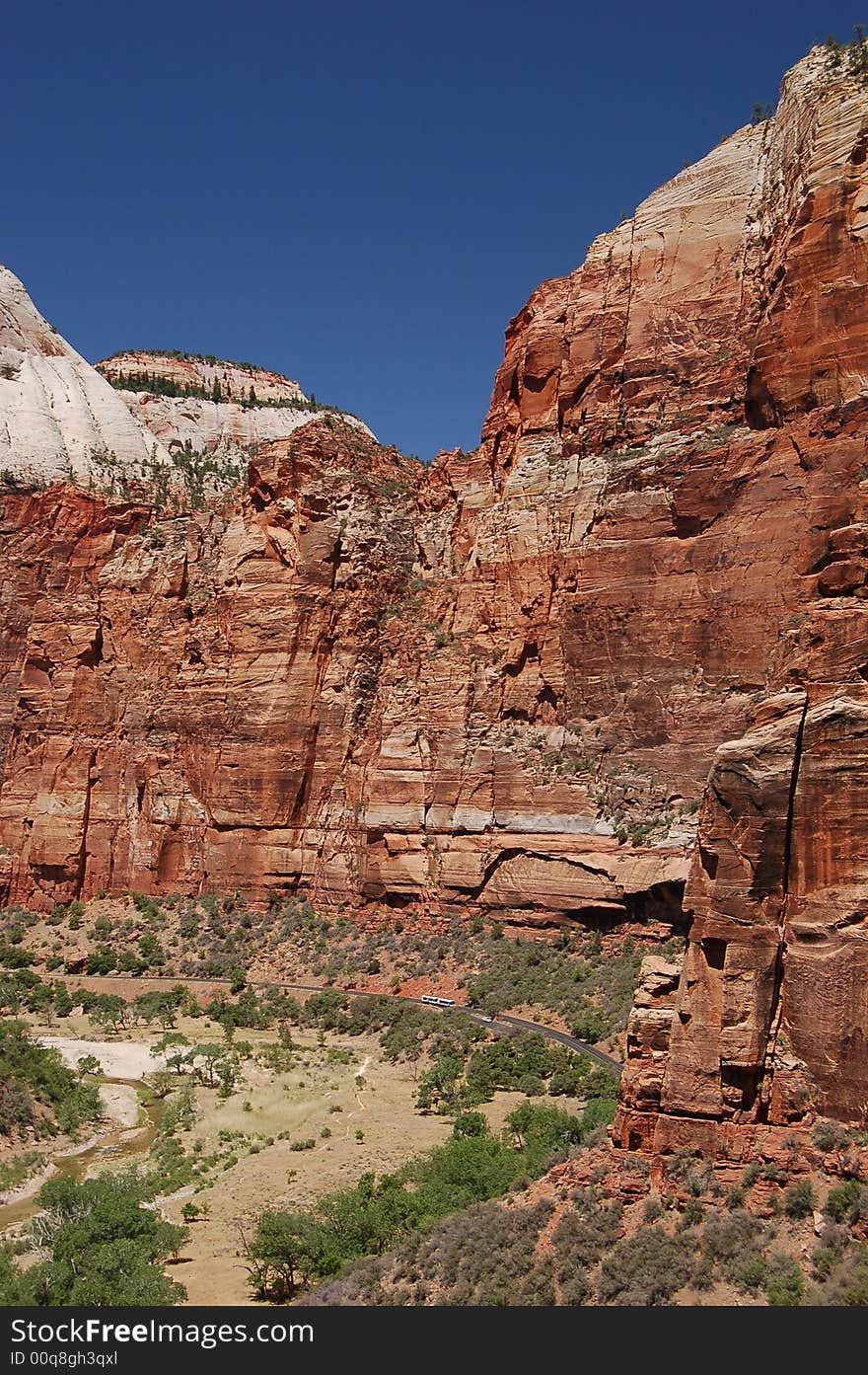 Big Rocks in Zion National Park. Big Rocks in Zion National Park