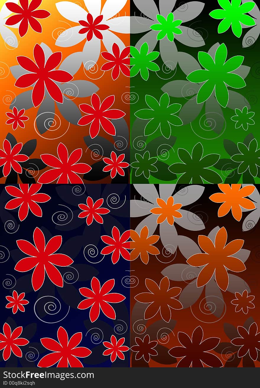 Flowers, Background.