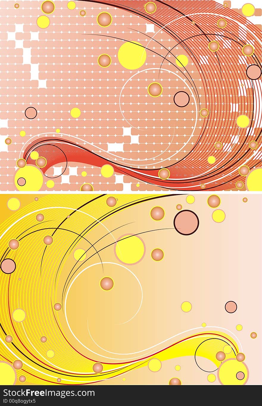 Abstract floral background made of squares. A vector format is added. Suits well for a postcard or background. Abstract floral background made of squares. A vector format is added. Suits well for a postcard or background