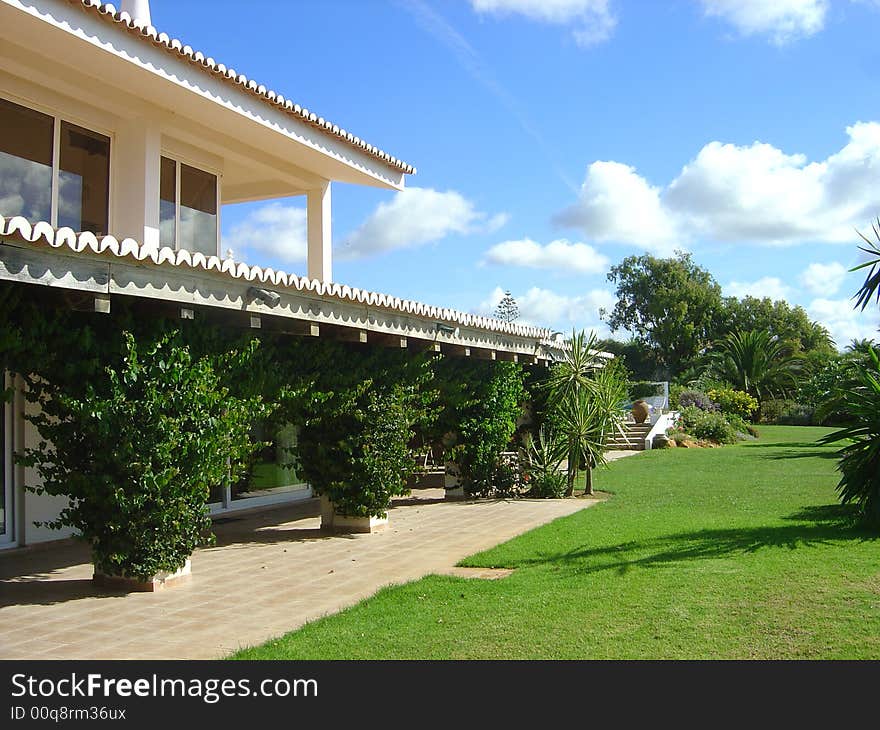 Typical Luz villa. Portugal. Europe. Typical Luz villa. Portugal. Europe