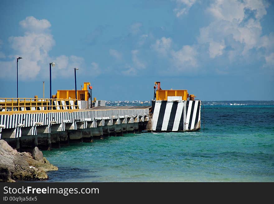 Loading Dock for Automobile Ferry