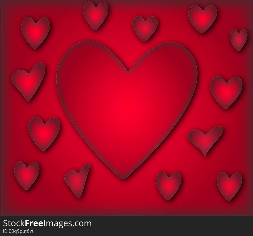 Valantine background vector