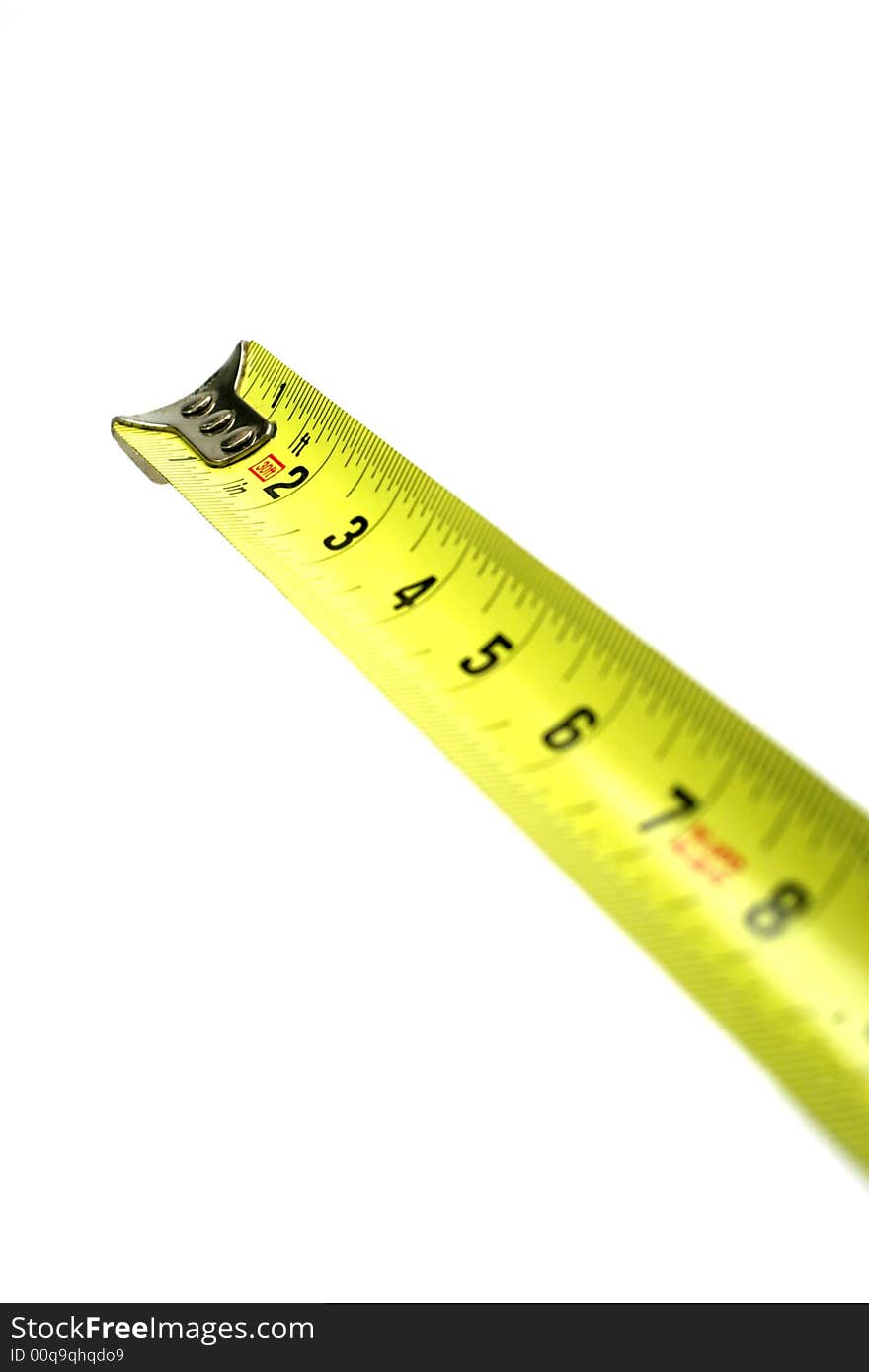 Isolated shot of a tape measure, includes clipping path. Isolated shot of a tape measure, includes clipping path.