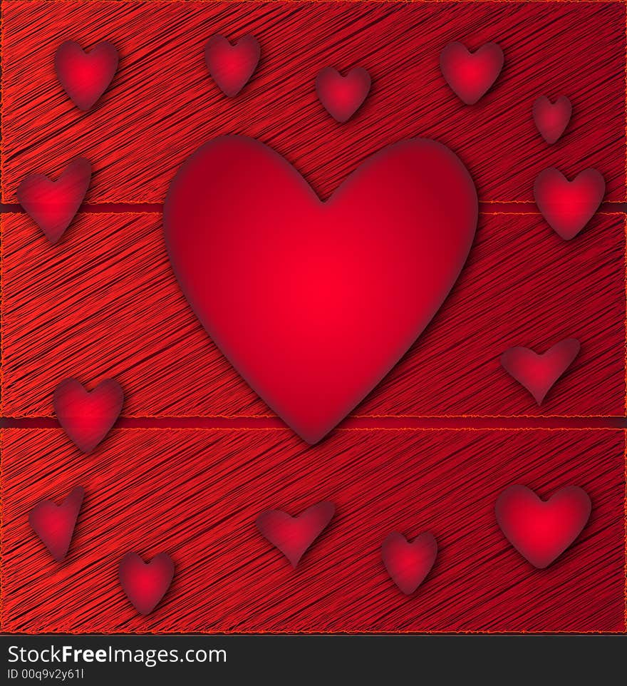 Valantine background vector