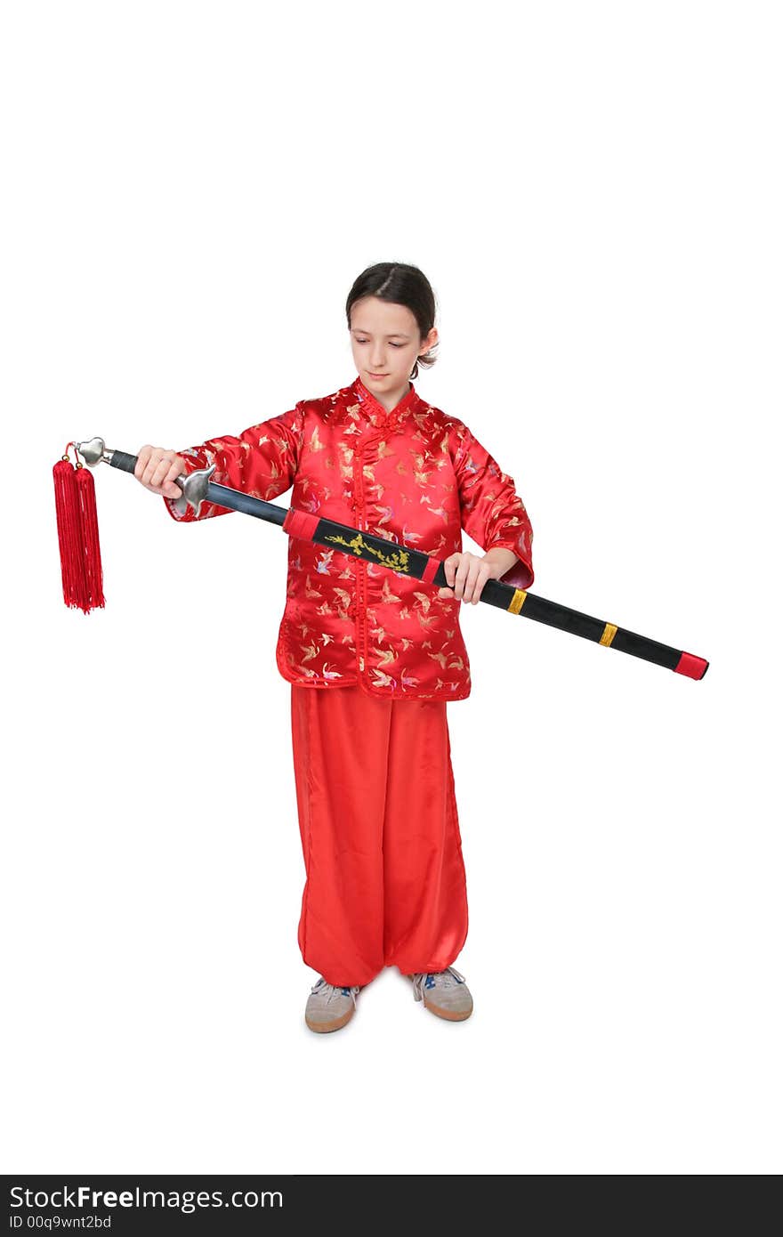 Kung Fu Girl With Spear