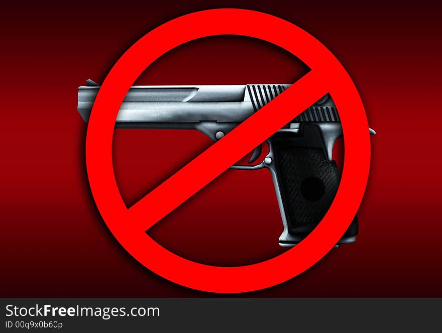 An image of a weapon, in this case a gun, this image can be used for anti gun concepts. An image of a weapon, in this case a gun, this image can be used for anti gun concepts.