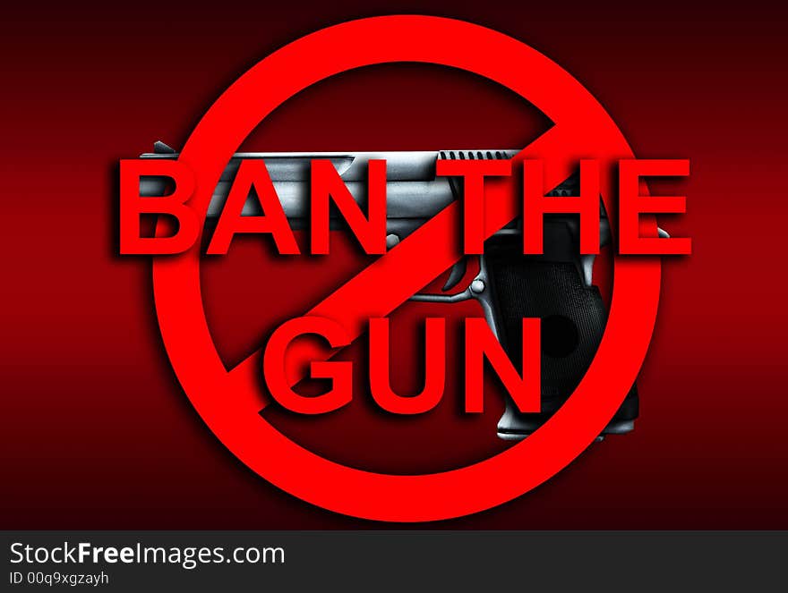 An image of a weapon, in this case a gun, this image can be used for anti gun concepts. An image of a weapon, in this case a gun, this image can be used for anti gun concepts.