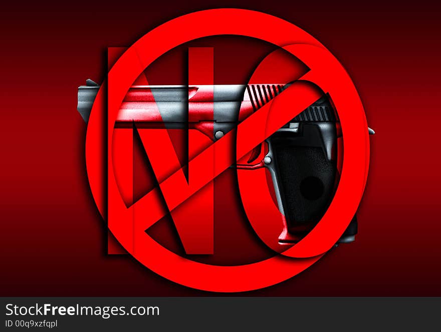 An image of a weapon, in this case a gun, this image can be used for anti gun concepts. An image of a weapon, in this case a gun, this image can be used for anti gun concepts.