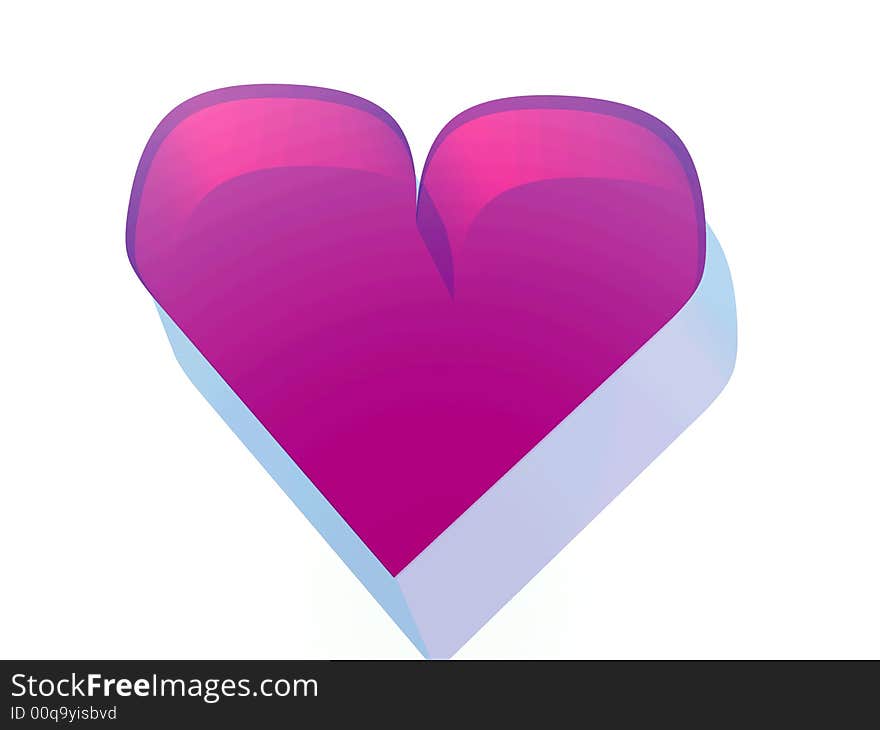 An image of a heart symbol. It would be good for romantic concepts and Valentines day. An image of a heart symbol. It would be good for romantic concepts and Valentines day.