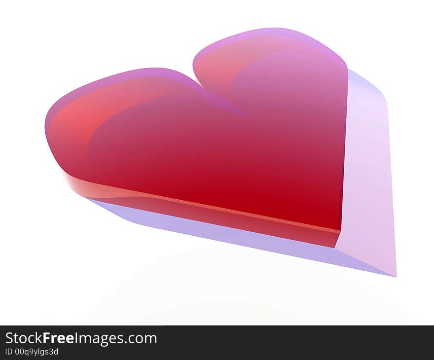 An image of a heart symbol. It would be good for romantic concepts and Valentines day. An image of a heart symbol. It would be good for romantic concepts and Valentines day.