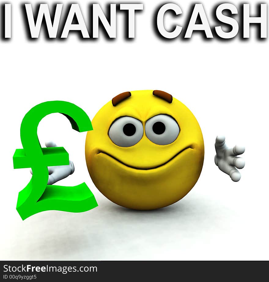 Happy Pound Guy I Want Cash