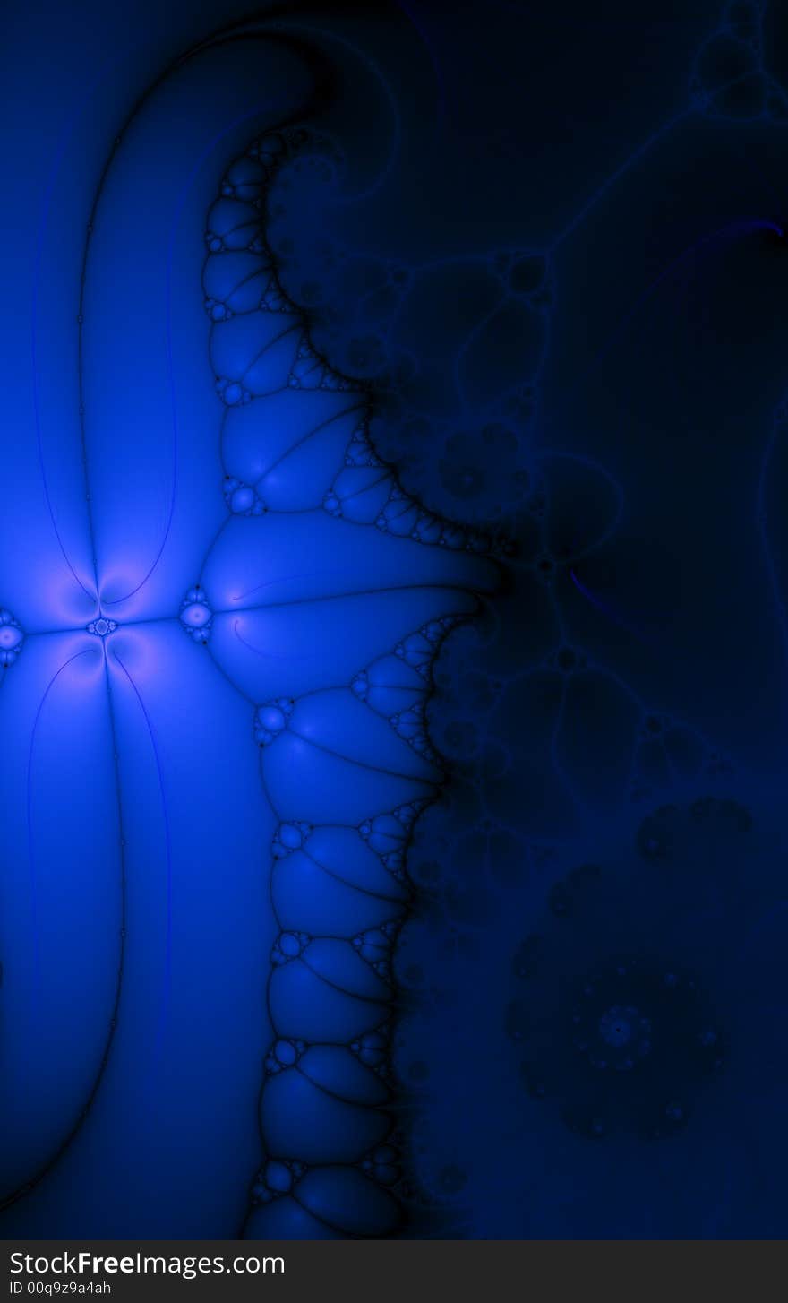 Blue Lagoon Digitally Generated Fractal Background. Blue Lagoon Digitally Generated Fractal Background