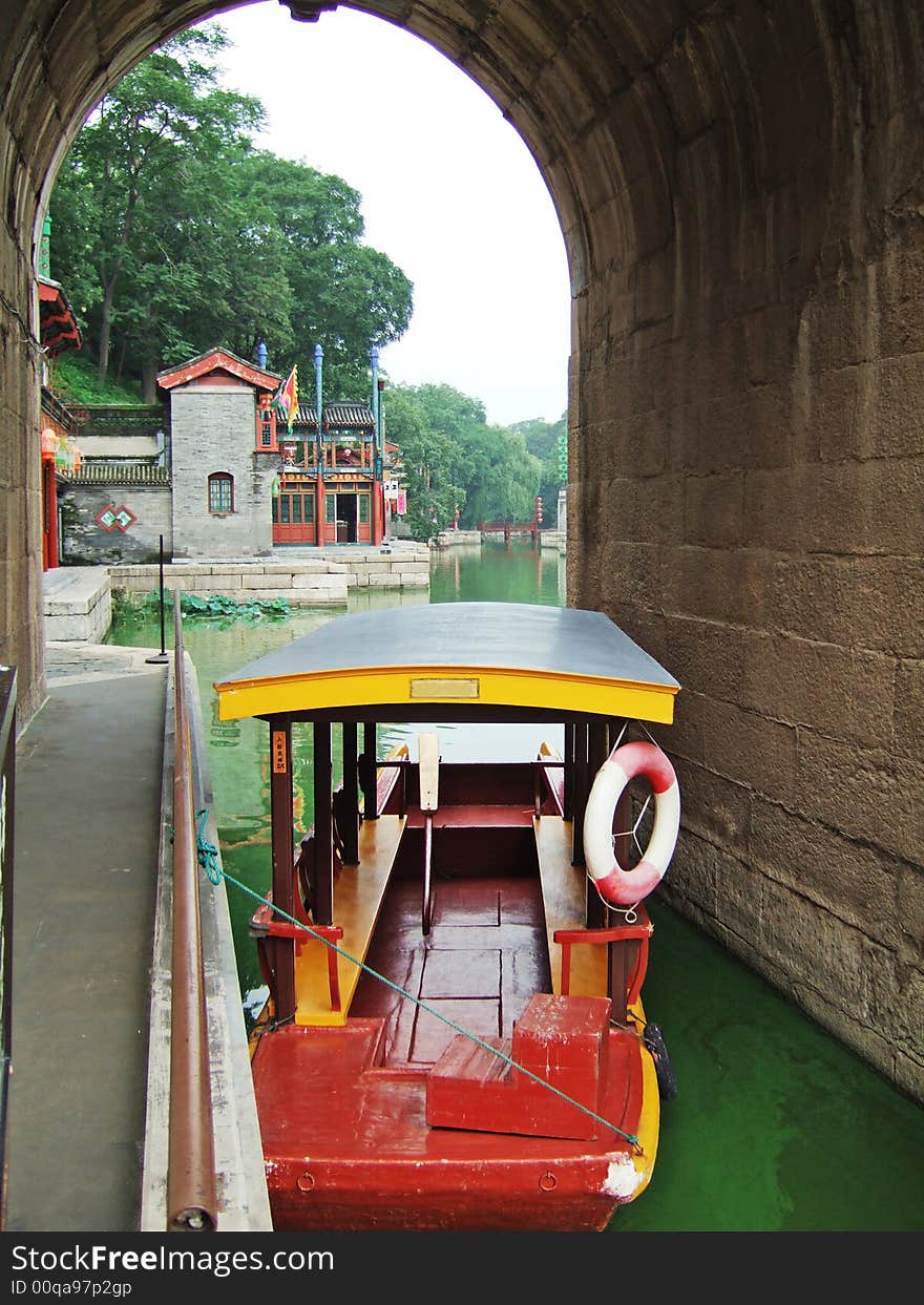 A Boat In The Summer Palace