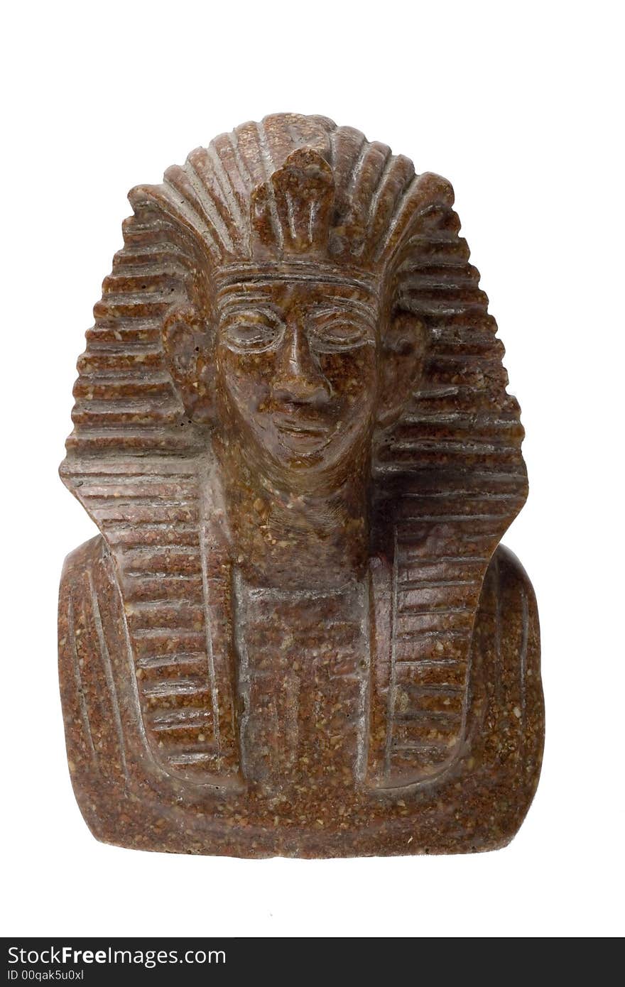 Statue of pharao Tutamchamon isolated