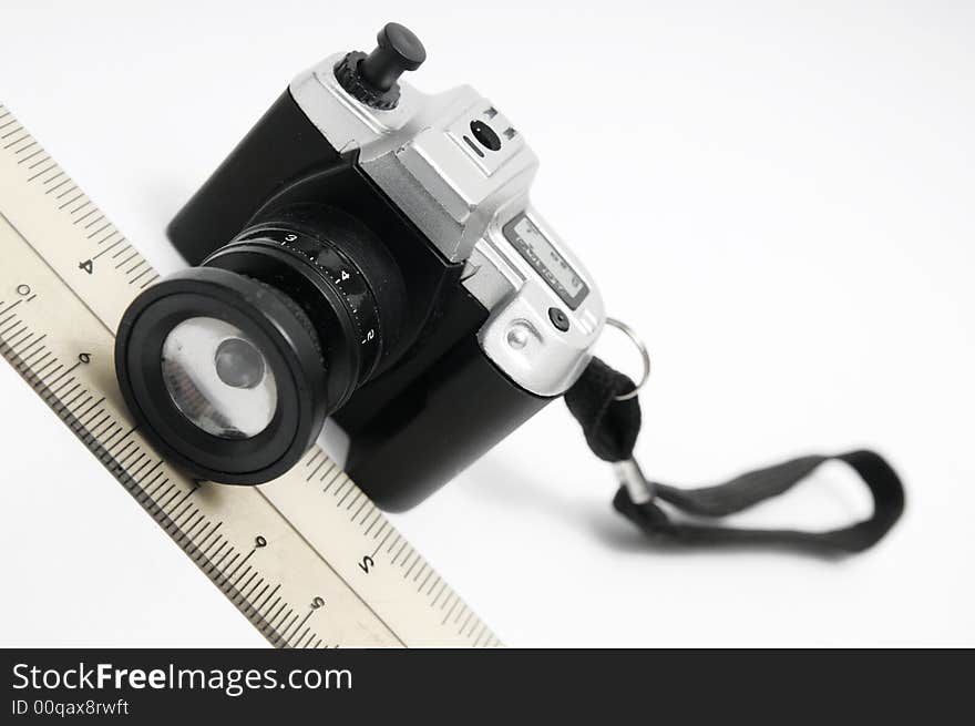 Camera and ruler