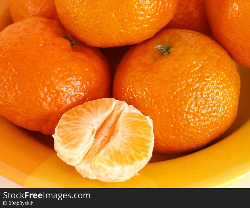 Your good tangerines after a meal