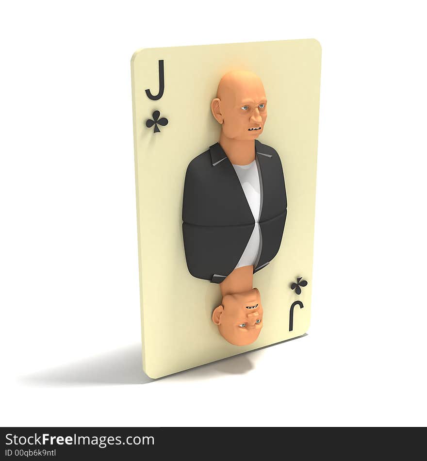 Playing Card: Jack Of Clubs