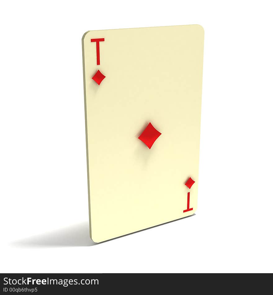 Playing Card: Ace Of Diamonds