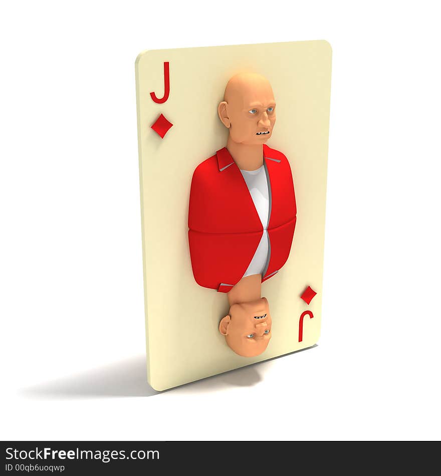 Playing Card: Jack of Diamonds