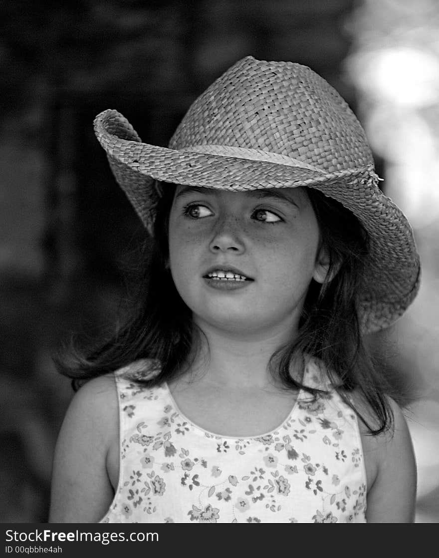 A shot of a little cowgirl in my home town. A shot of a little cowgirl in my home town.