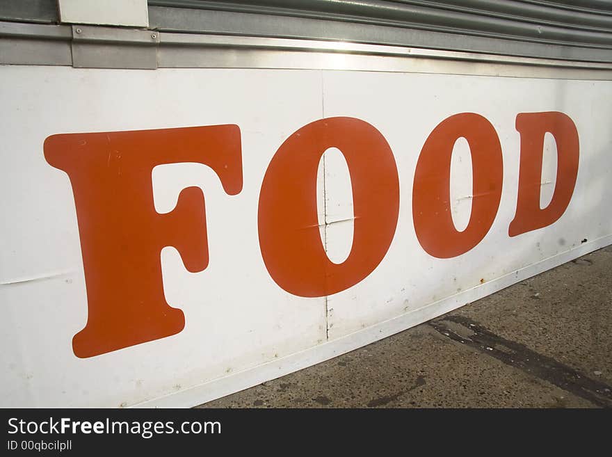 Food sign