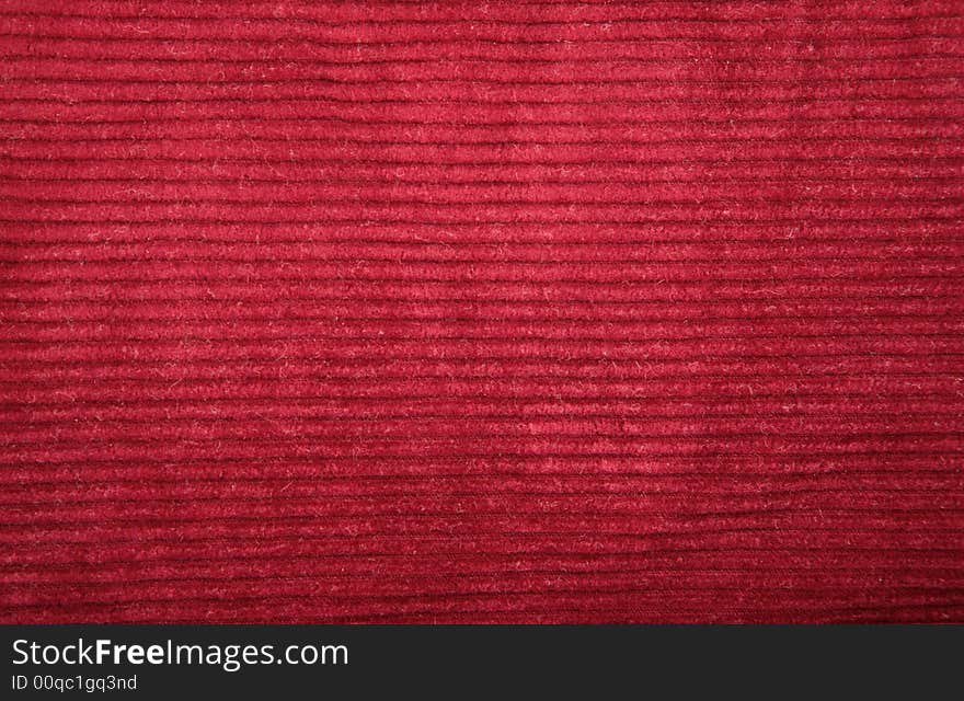 Red velveteen texture