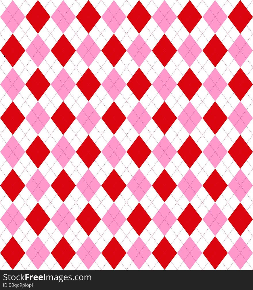 Pink argyle pattern for background. Pink argyle pattern for background