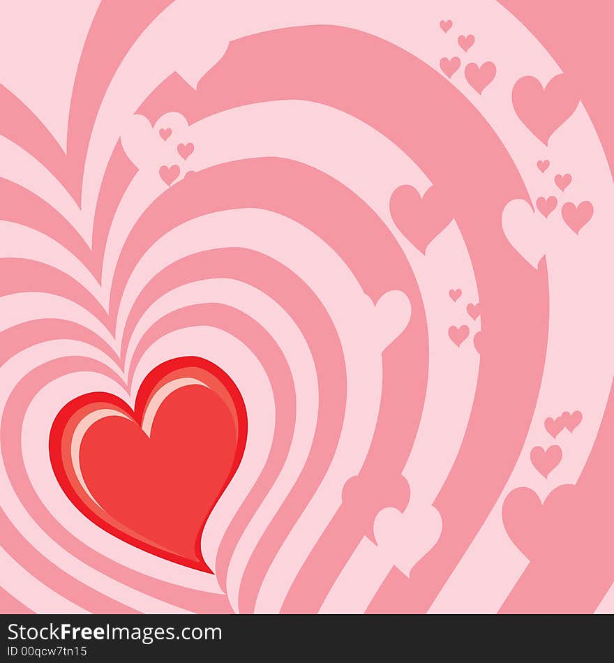 Hearts Background (vector or XXL jpeg image). Hearts Background (vector or XXL jpeg image)