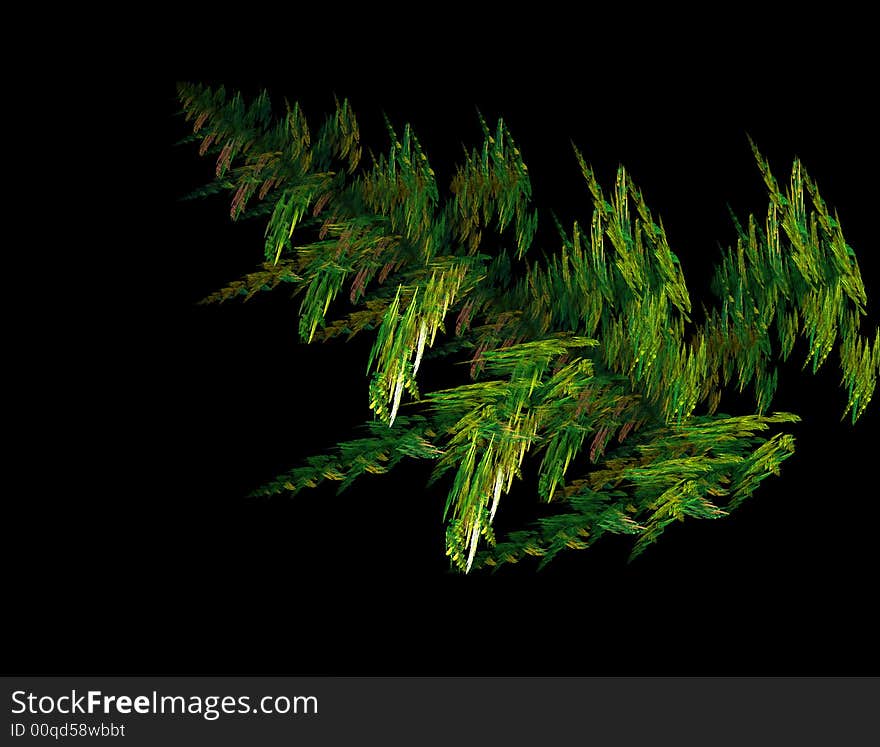 Fractal Fern Leaf