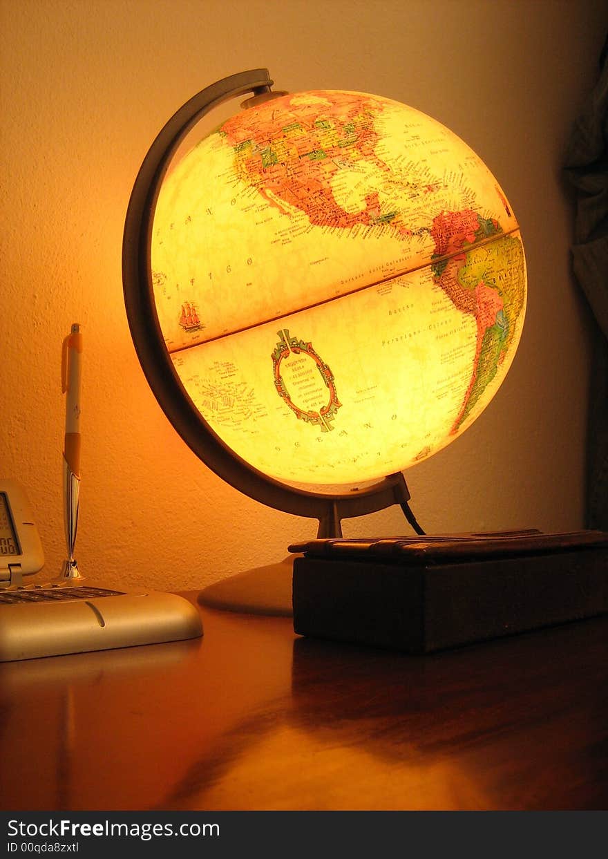 Glowing Globe