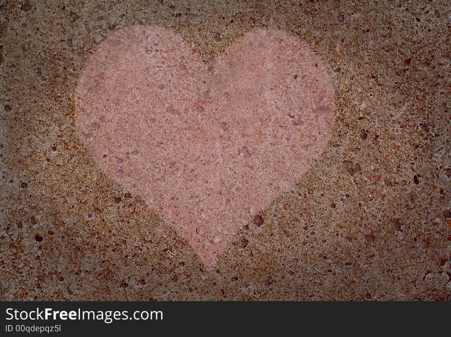 Grunge valentine texture with heart. Grunge valentine texture with heart