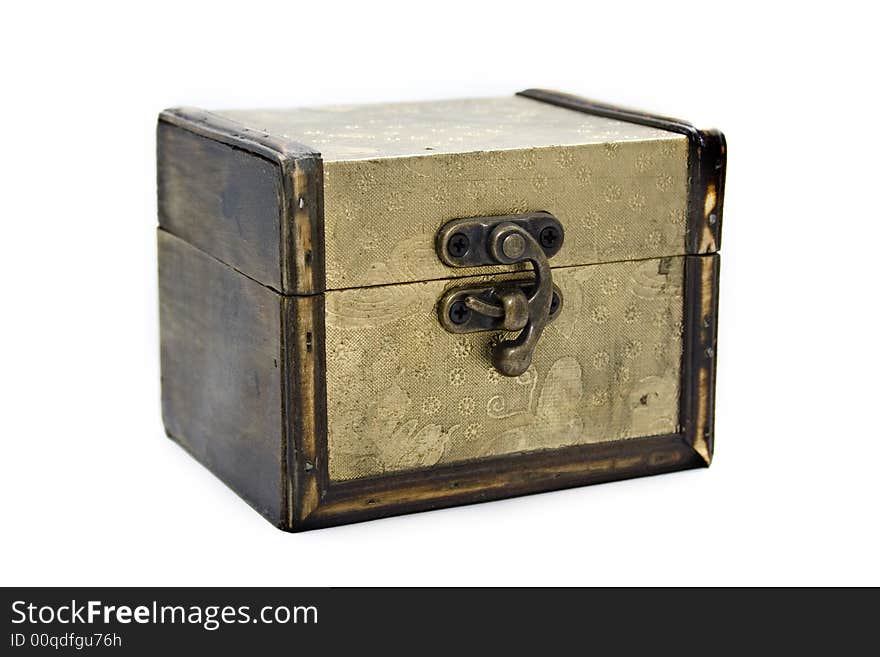 Gold aged casket