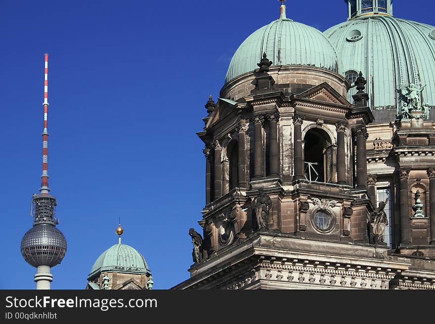 The Berliner Dom And The Tv-tower