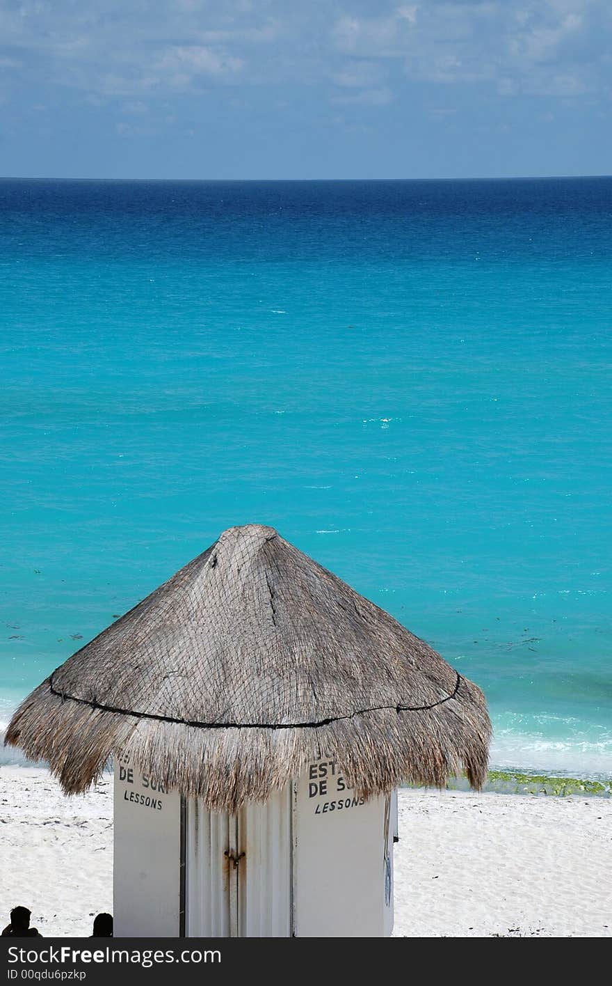 Beach Hut on the Mayan Riviera