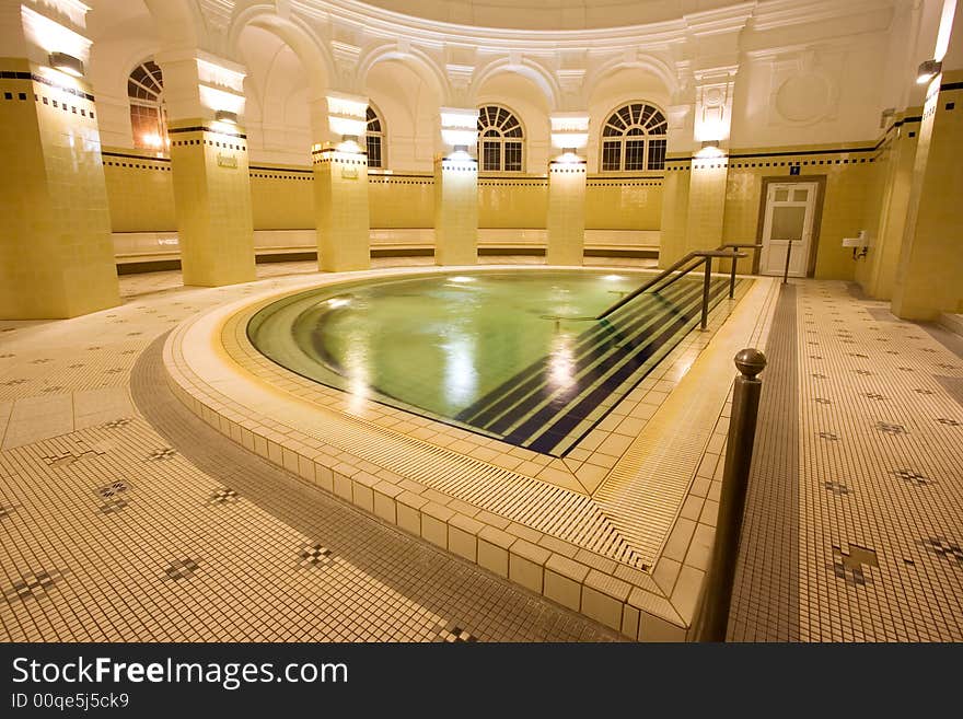 Swimming pool in the public baths