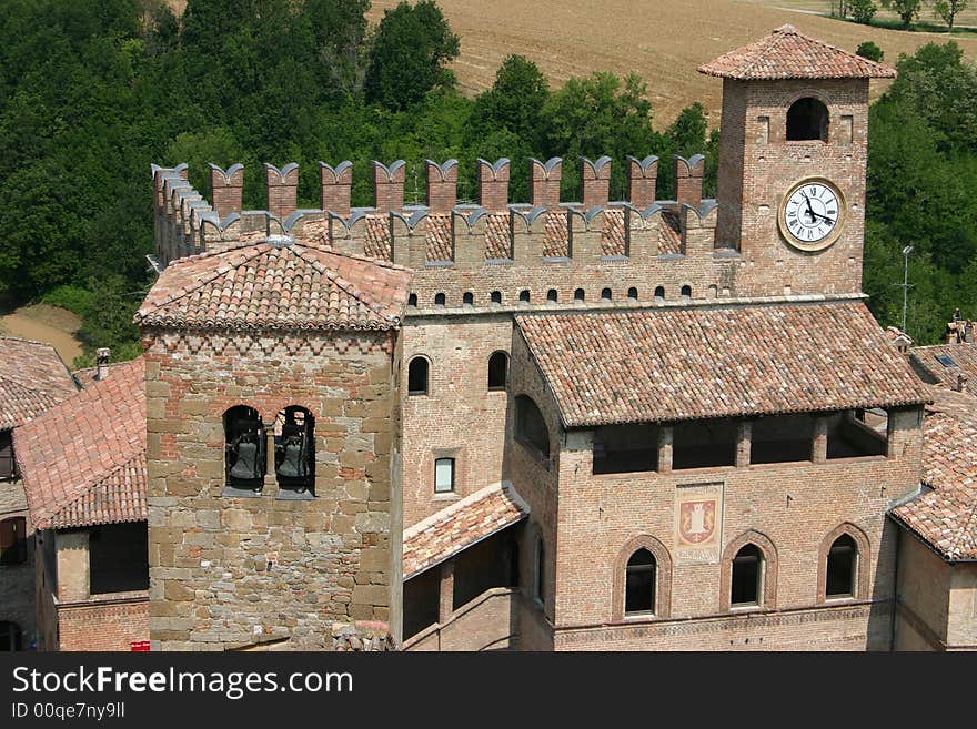 Caslte in Castell'arquato - Grazzano Visconti. Caslte in Castell'arquato - Grazzano Visconti