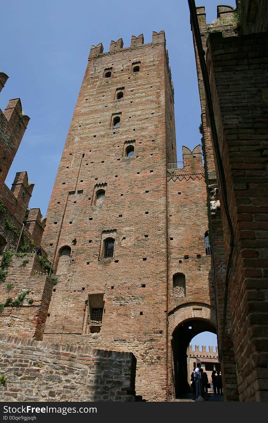 Caslte in Castell'arquato - Grazzano Visconti. Caslte in Castell'arquato - Grazzano Visconti