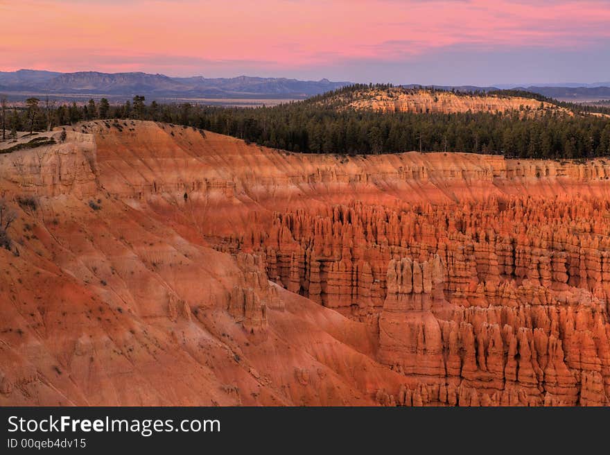 Dawn on Bryce Canyon