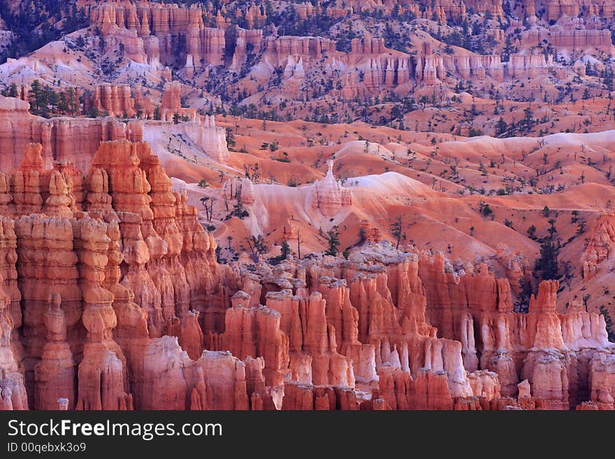 Dawn on Bryce Canyon