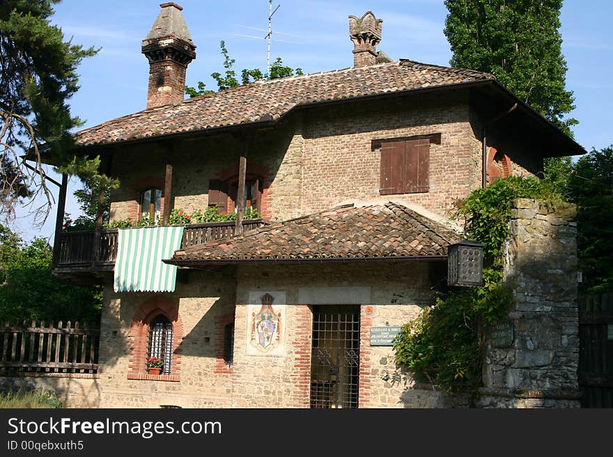 Caslte in Castell'arquato - Grazzano Visconti. Caslte in Castell'arquato - Grazzano Visconti