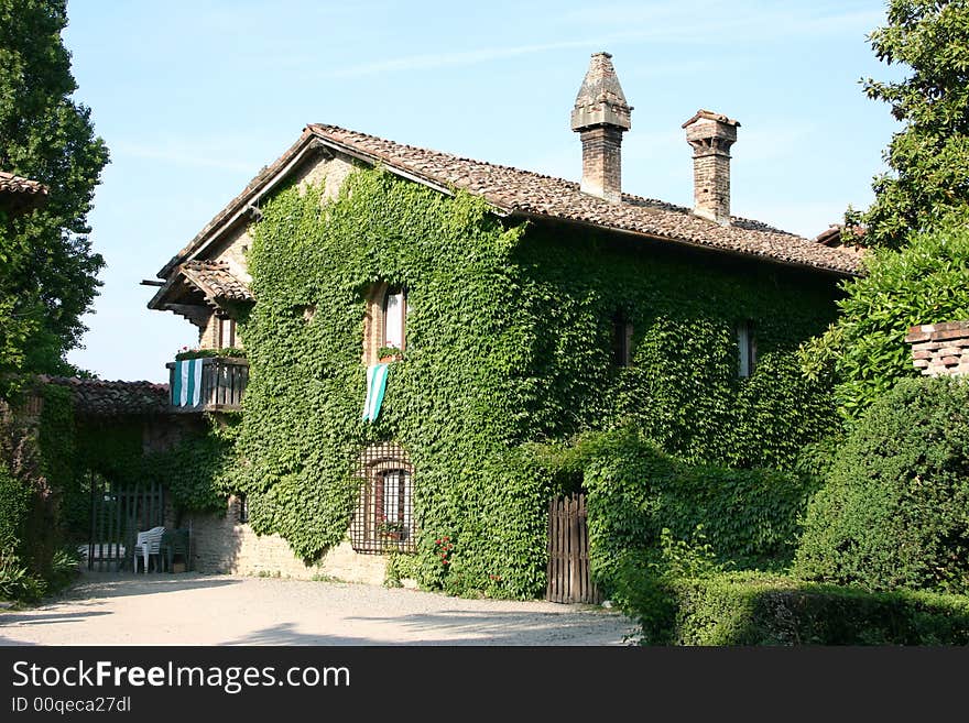 Caslte in Castell'arquato - Grazzano Visconti. Caslte in Castell'arquato - Grazzano Visconti